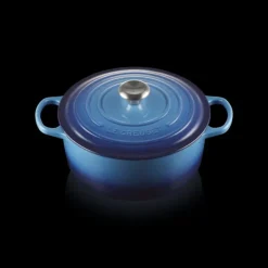 LE CREUSET Cocotte en Fonte Ronde 26 cm Azur Signature