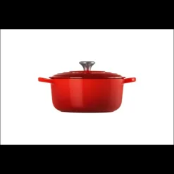 Best LE CREUSET Cocotte en Fonte Ronde 20 cm Cerise Signature