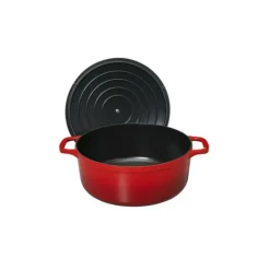 Discount CHASSEUR Cocotte en Fonte Ronde 20 cm Rubis