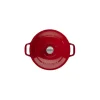 Discount CHASSEUR Cocotte en Fonte Ronde 18 cm Rouge