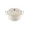 Online LE CREUSET Cocotte en fonte Ronde 22 cm Meringue Signature