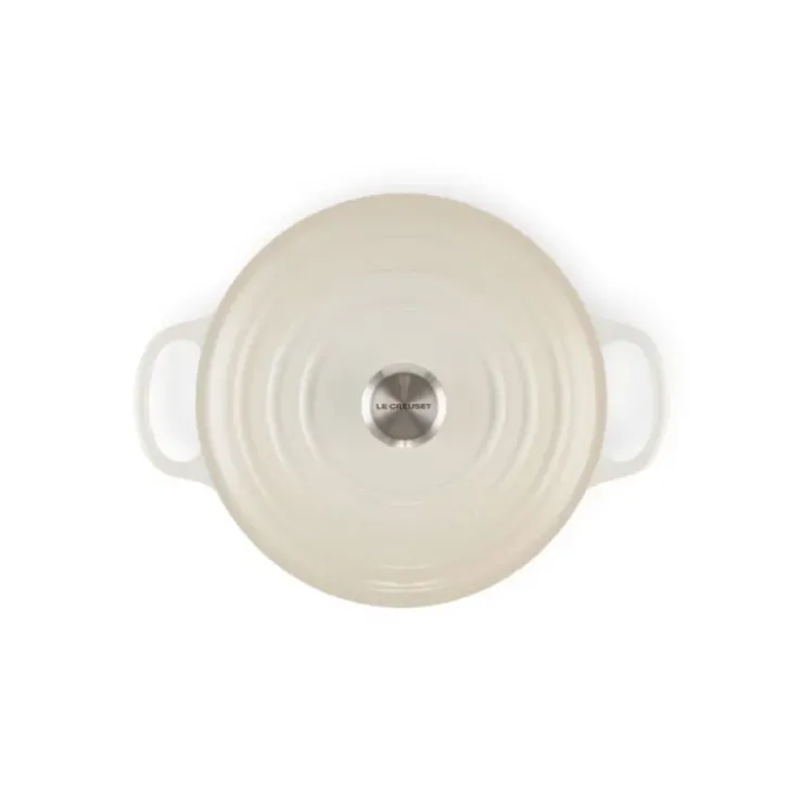 Online LE CREUSET Cocotte en fonte Ronde 22 cm Meringue Signature