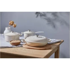 Online LE CREUSET Cocotte en fonte Ronde 22 cm Meringue Signature