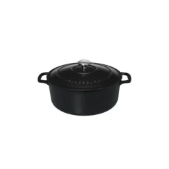 Discount CHASSEUR Cocotte en Fonte Ronde 18 cm Noir Mat