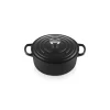 Outlet LE CREUSET Cocotte en Fonte Ronde 18 cm Noir mat Signature