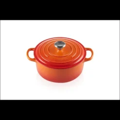 Online LE CREUSET Cocotte en Fonte Ronde 20 cm Volcanique Signature