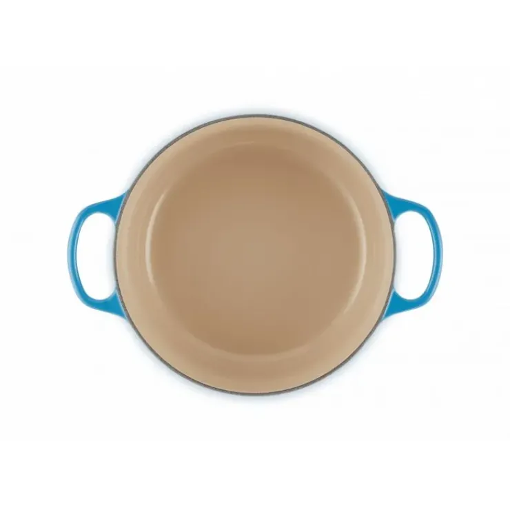 Online LE CREUSET Cocotte en fonte Ronde 24 cm Azur Signature
