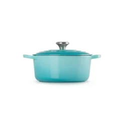 Best LE CREUSET Cocotte en fonte Ronde 24 cm Caraïbes Signature