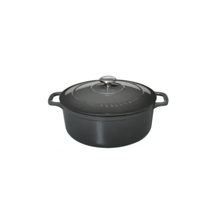 Hot CHASSEUR Cocotte en Fonte Ronde 18 cm Caviar