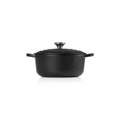 Best LE CREUSET Cocotte en Fonte Ronde 26 cm Noir mat Signature