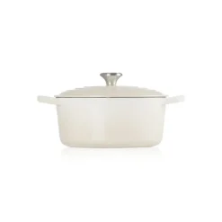 Sale LE CREUSET Cocotte en fonte Ronde 20 cm Meringue Signature