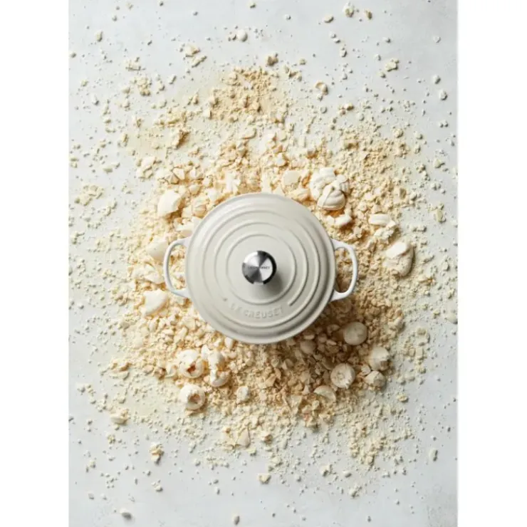 Online LE CREUSET Cocotte en fonte Ronde 26 cm Meringue Signature