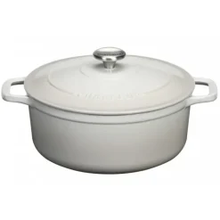 CHASSEUR Cocotte en Fonte Ronde 20 cm Macadamia