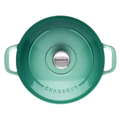 Sale CHASSEUR Cocotte en Fonte Ronde 20 cm Quartz