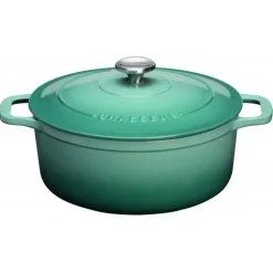 New CHASSEUR Cocotte en Fonte Ronde 28 cm Quartz