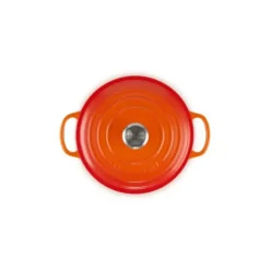 Hot LE CREUSET Cocotte en Fonte Ronde 22 cm Volcanique Signature