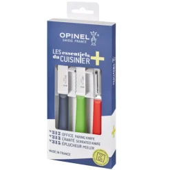Sale OPINEL Coffret 2 Couteaux de Cuisine et un Eplucheur Les Essentiels +