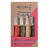 New OPINEL Coffret 3 Couteaux de Cuisine et un Eplucheur Loft Les Essentiels