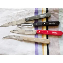 New OPINEL Coffret 3 Couteaux de Cuisine et un Eplucheur Loft Les Essentiels