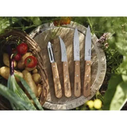 Outlet OPINEL Coffret 3 Couteaux de Cuisine et un Eplucheur Les Essentiels