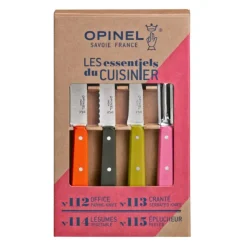 Online OPINEL Coffret 3 Couteaux de Cuisine et un Eplucheur Fifties Les Essentiels