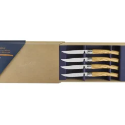 New OPINEL Coffret 4 Couteaux de Table Olivier Table Chic