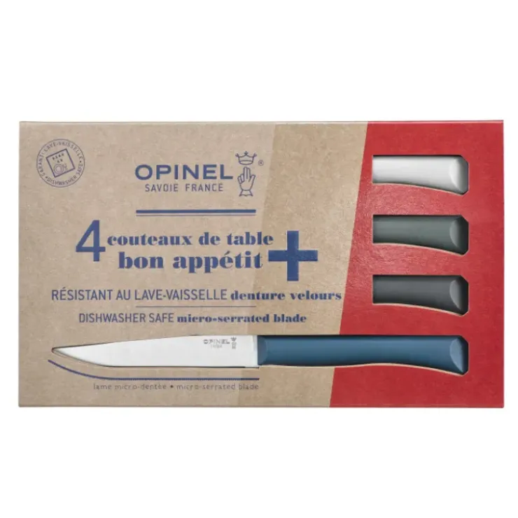 Sale OPINEL Coffret 4 Couteaux de Table Tempête Bon Appétit +