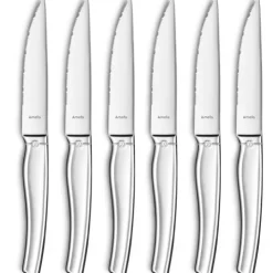 New AMEFA Coffret 6 Couteaux Steak Goliath 22 cm