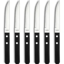 Outlet AMEFA Coffret 6 Couteaux Steak Pizza 21,6 cm