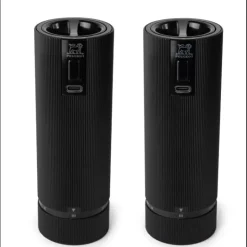 Discount PEUGEOT Coffret 2 Moulins Electriques Sel & Poivre Noir Mat 15 cm