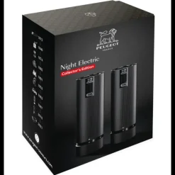 Discount PEUGEOT Coffret 2 Moulins Electriques Sel & Poivre Noir Mat 15 cm