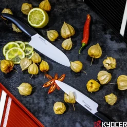 Hot KYOCERA Coffret Couteaux Céramique (x3)