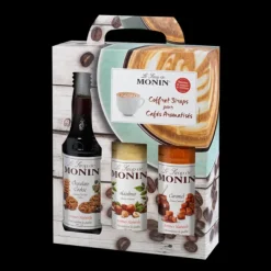 MONIN Coffret Dégustation Sirops pour Café 3 x 25 cl
