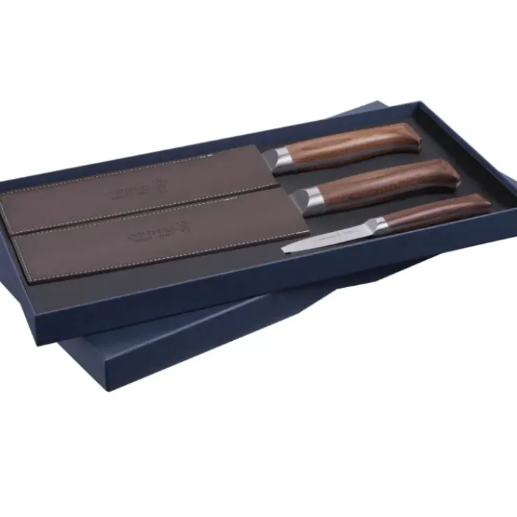 Hot OPINEL Coffret Trio de Couteaux de Cuisine Les Forgés 1890