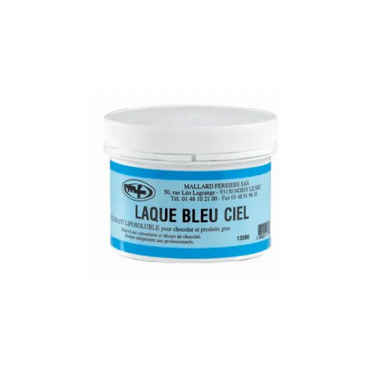 Outlet MALLARD FERRIERE Colorant alimentaire Bleu Ciel E133 Poudre Liposoluble 60g