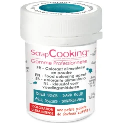 SCRAPCOOKING Colorant Alimentaire en Poudre Bleu 5g