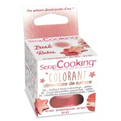 Best SCRAPCOOKING Colorant Alimentaire en Poudre Rubis 5g