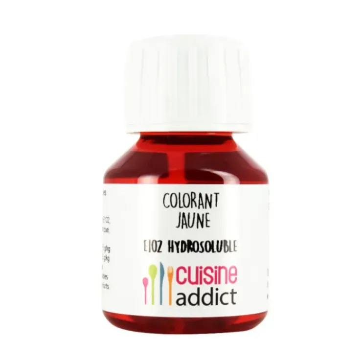 Outlet CUISINEADDICT Colorant Alimentaire Jaune Citron E102 Liquide 58 ml