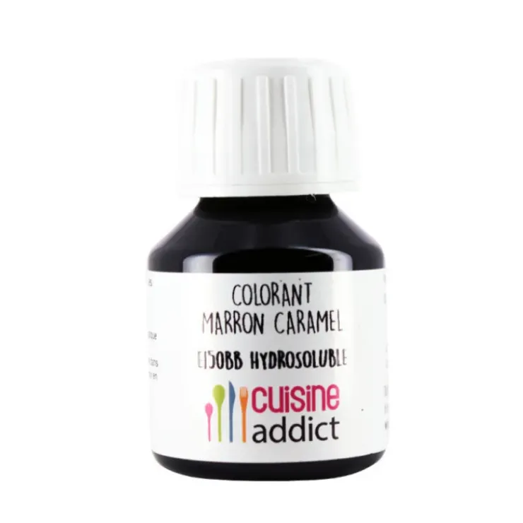 Outlet CUISINEADDICT Colorant Alimentaire Marron Caramel E150b Liquide 58 ml