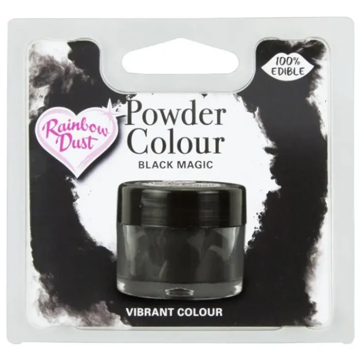 Online RAINBOW DUST Colorant Alimentaire Noir en Poudre Black Magic 2 g