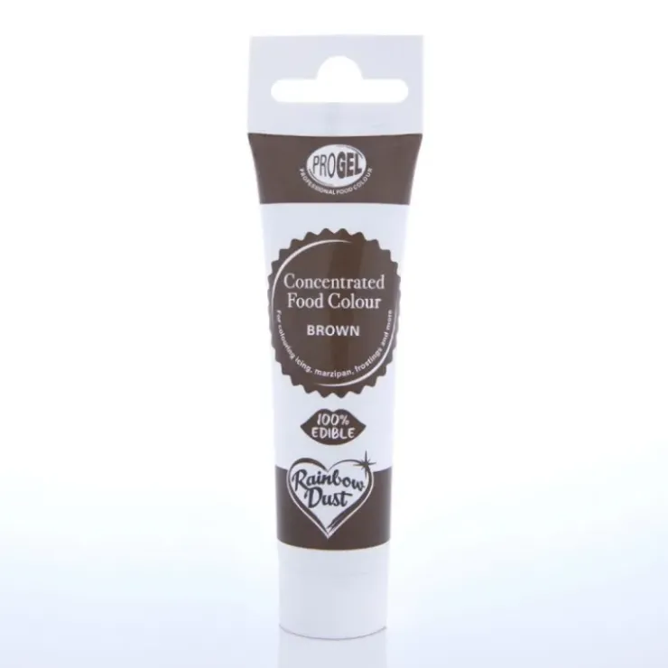 RAINBOW DUST Colorant Alimentaire ProGel Brun 25g