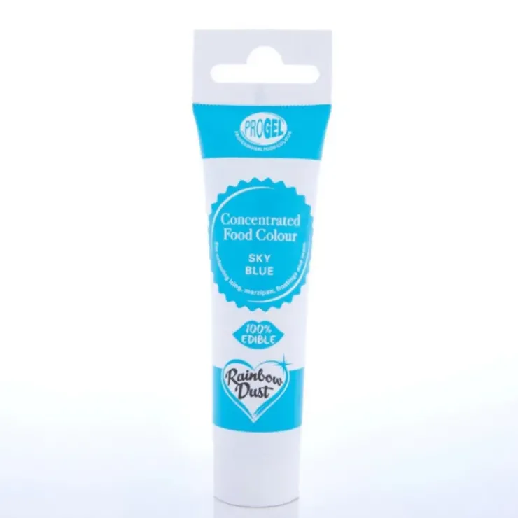 Clearance RAINBOW DUST Colorant Alimentaire ProGel Bleu Ciel 25g