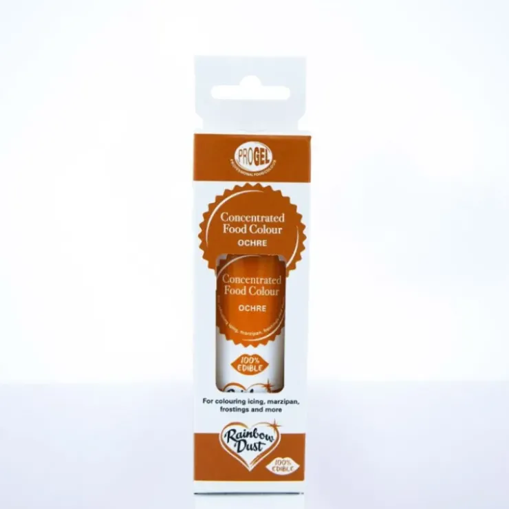 Outlet RAINBOW DUST Colorant Alimentaire ProGel Ocre 25g