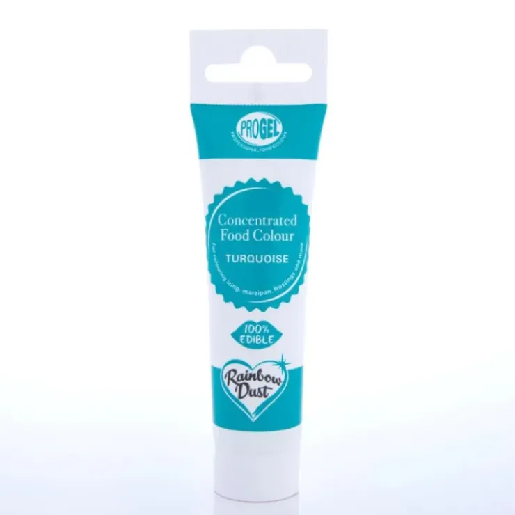 New RAINBOW DUST Colorant Alimentaire ProGel Turquoise 25g