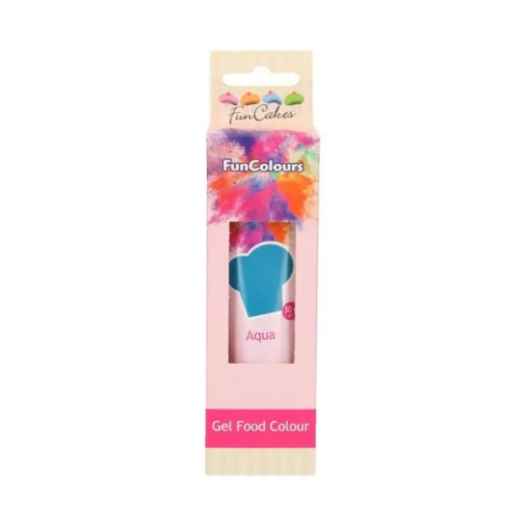 Sale FUNCAKES Colorant gel alimentaire Bleu eau 30 g