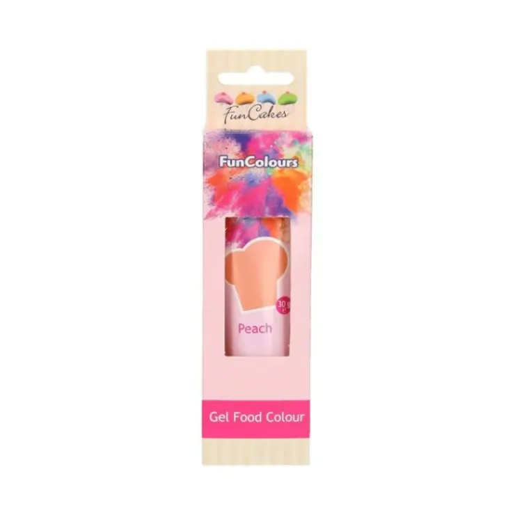 Sale FUNCAKES Colorant gel alimentaire Pêche 30 g