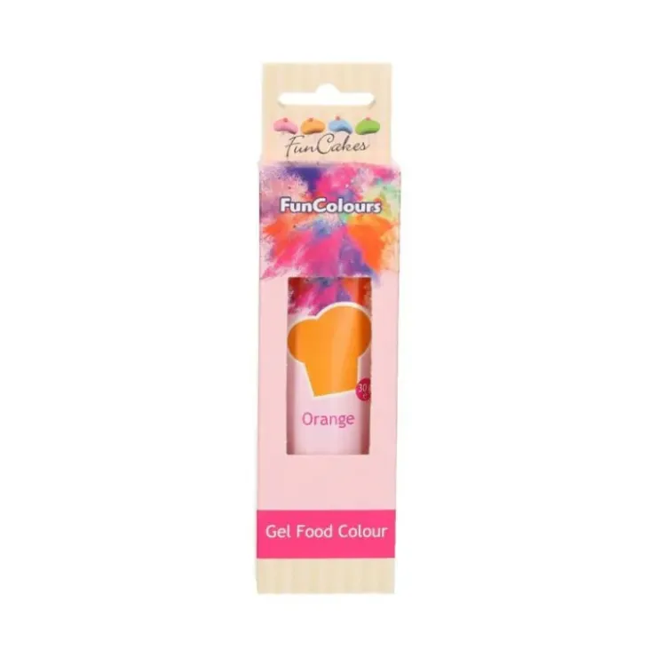 FUNCAKES Colorant gel alimentaire Orange 30 g