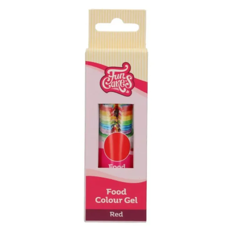 FUNCAKES Colorant gel alimentaire Rouge 30 g