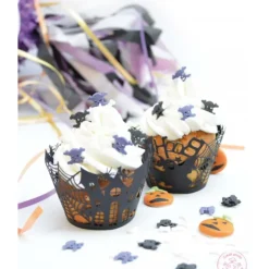 New SCRAPCOOKING Contour Cupcake Halloween x12