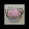 Hot PME Contour Cupcakes Etoile Argenté (x12)